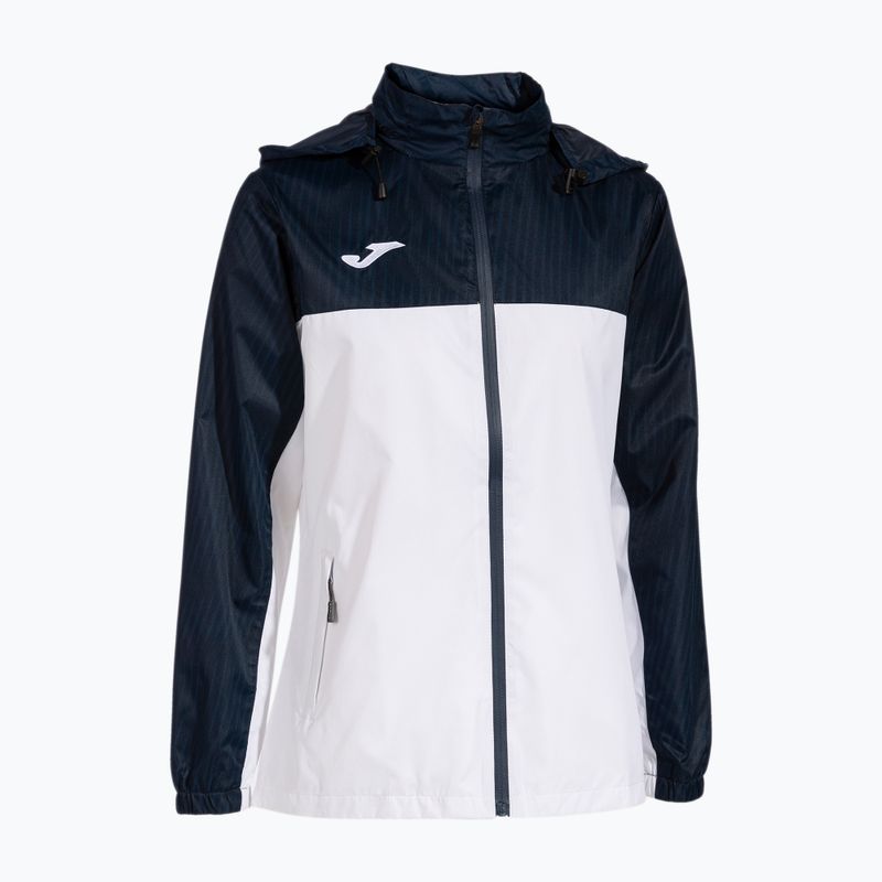 Kurtka tenisowa damska Joma Montreal Raincoat W white/navy