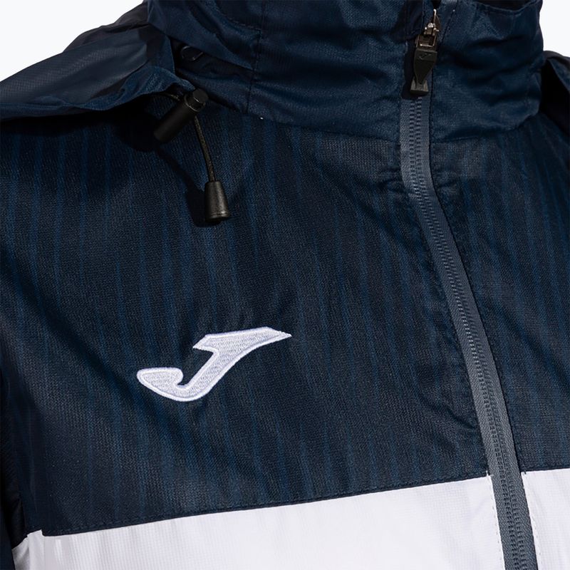 Kurtka tenisowa damska Joma Montreal Raincoat W white/navy 3