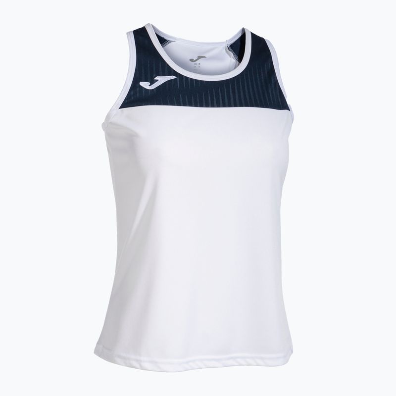 Tank top tenisowy damski Joma Montreal white/navy blue