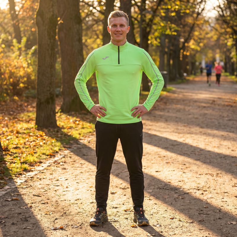 Bluza do biegania męska Joma R-Trail Nature green 14