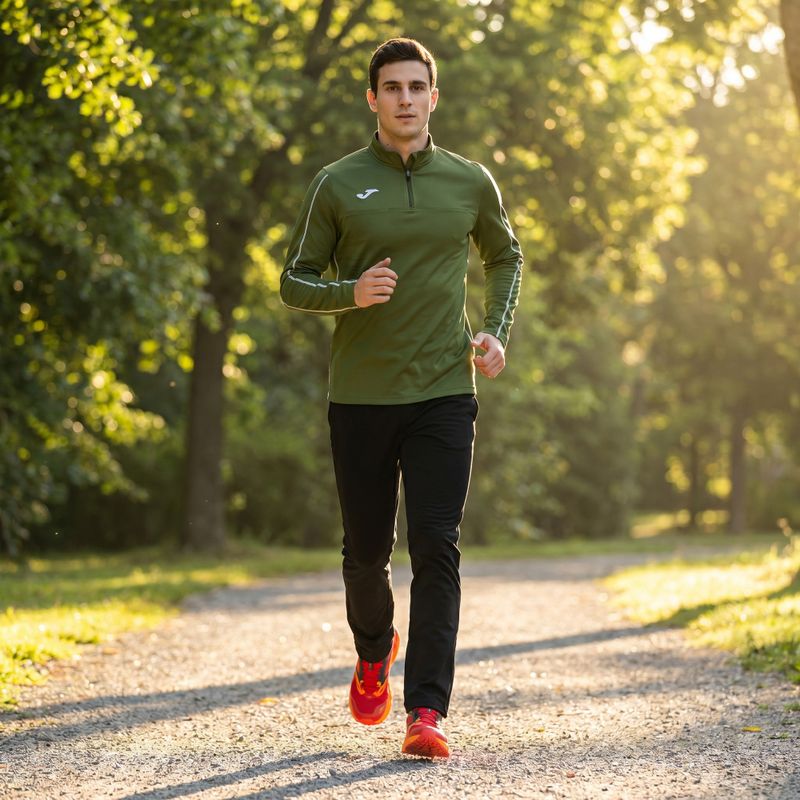 Bluza do biegania męska Joma R-Trail Nature khaki 11