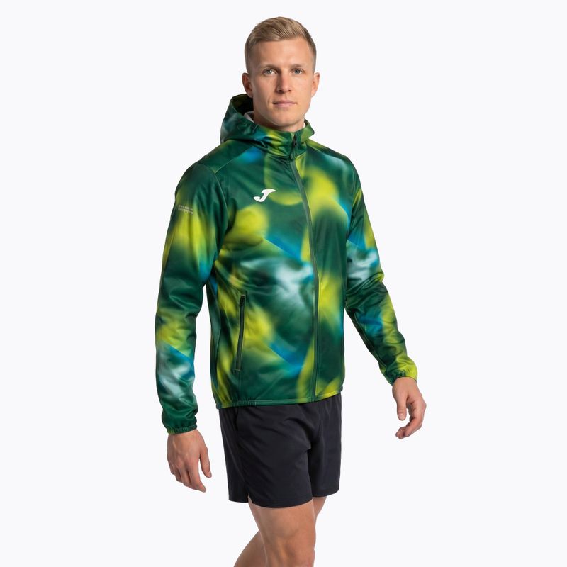 Kurtka do biegania męska Joma R-Trail Nature Raincoat green 103218 2