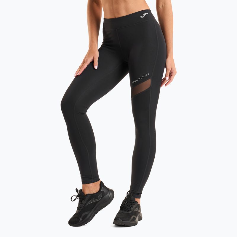 Legginsy do biegania damskie Joma R-Nature Long Tights black