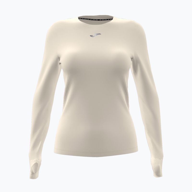 Longsleeve do biegania damski Joma R-Nature beige