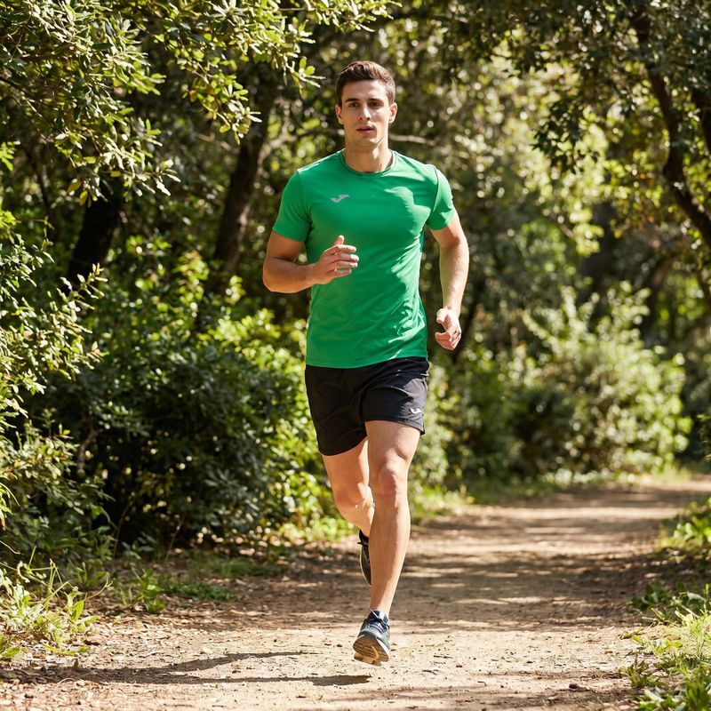 Koszulka do biegania męska Joma R-City Slim green 6