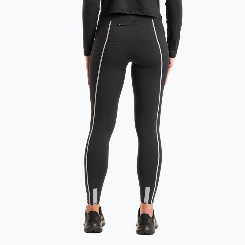 Legginsy do biegania męskie Joma R-Night Long Tights black 2