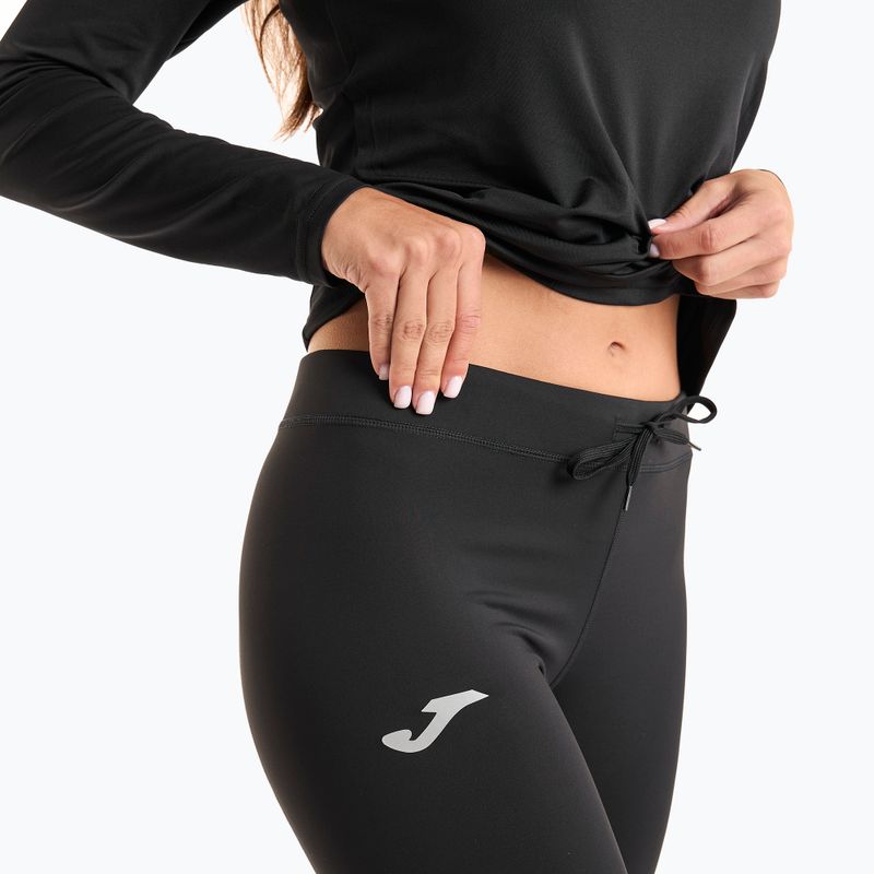 Legginsy do biegania męskie Joma R-Night Long Tights black 3