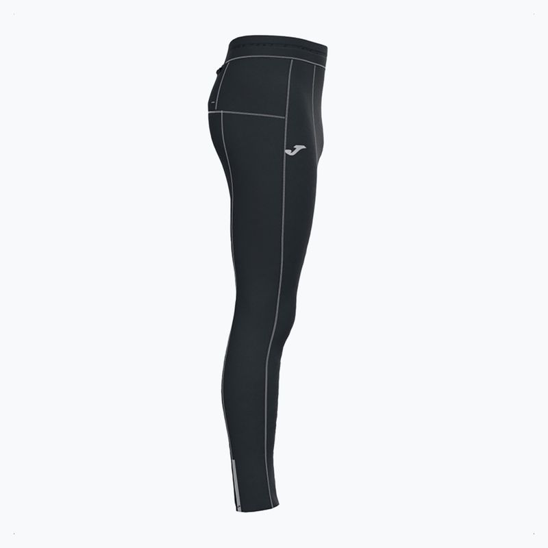 Legginsy do biegania męskie Joma R-Night Long Tights black 7
