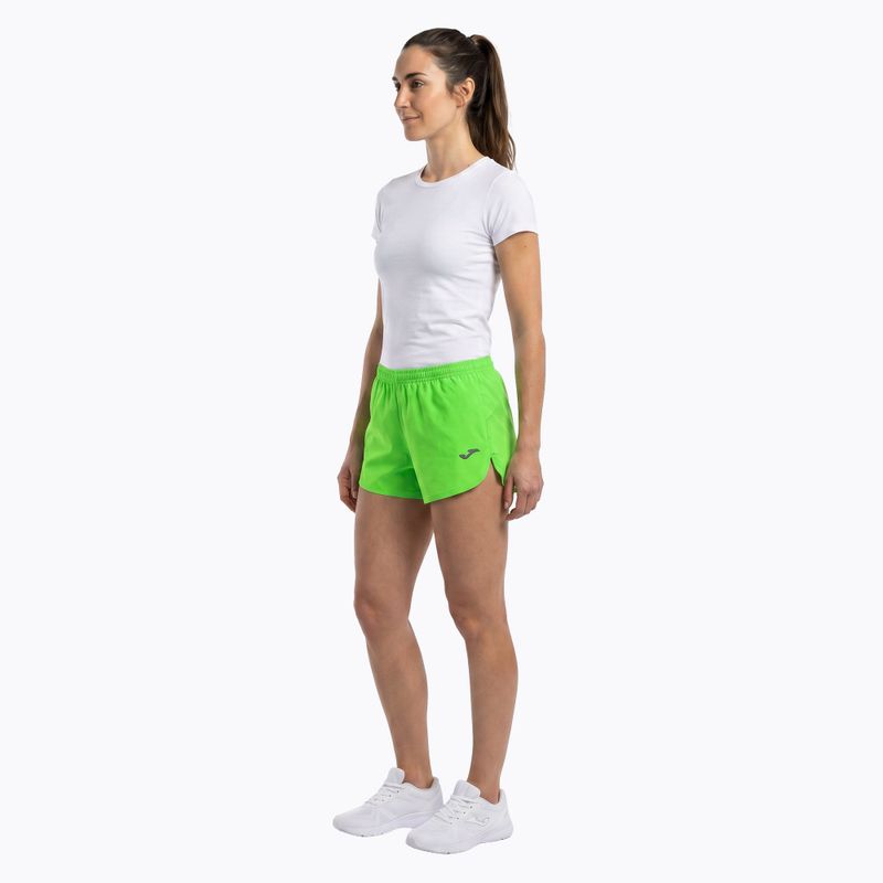 Spodenki do biegania Joma Olimpia fluor green 3