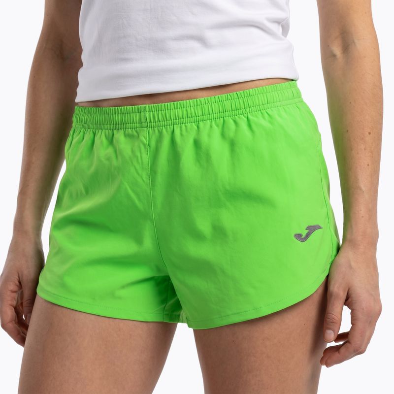 Spodenki do biegania Joma Olimpia fluor green 5