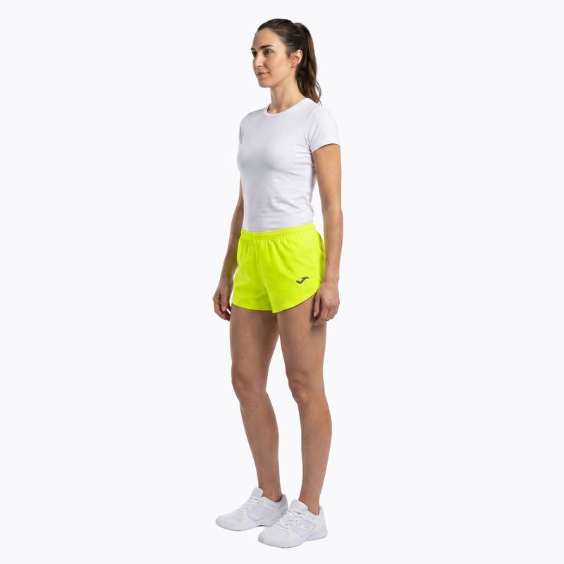 Spodenki do biegania Joma Olimpia fluor yellow 2