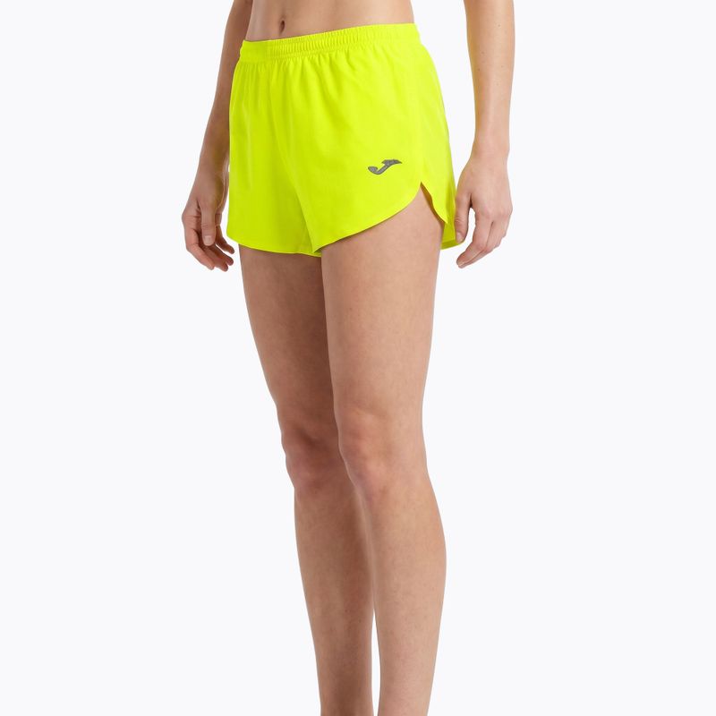 Spodenki do biegania Joma Olimpia fluor yellow 3