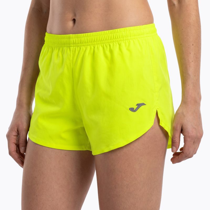 Spodenki do biegania Joma Olimpia fluor yellow 4