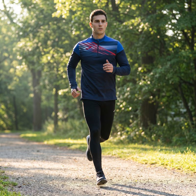 Bluza do biegania męska Joma Elite X navy/royal 11