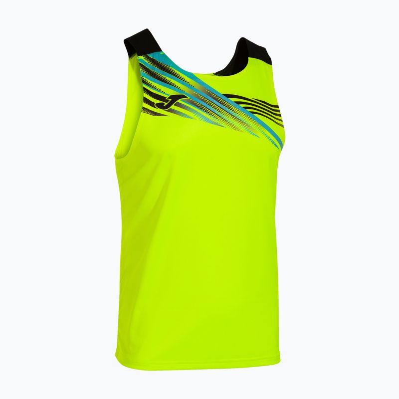 Koszulka do biegania męska Joma Elite X SL fluor yellow/black