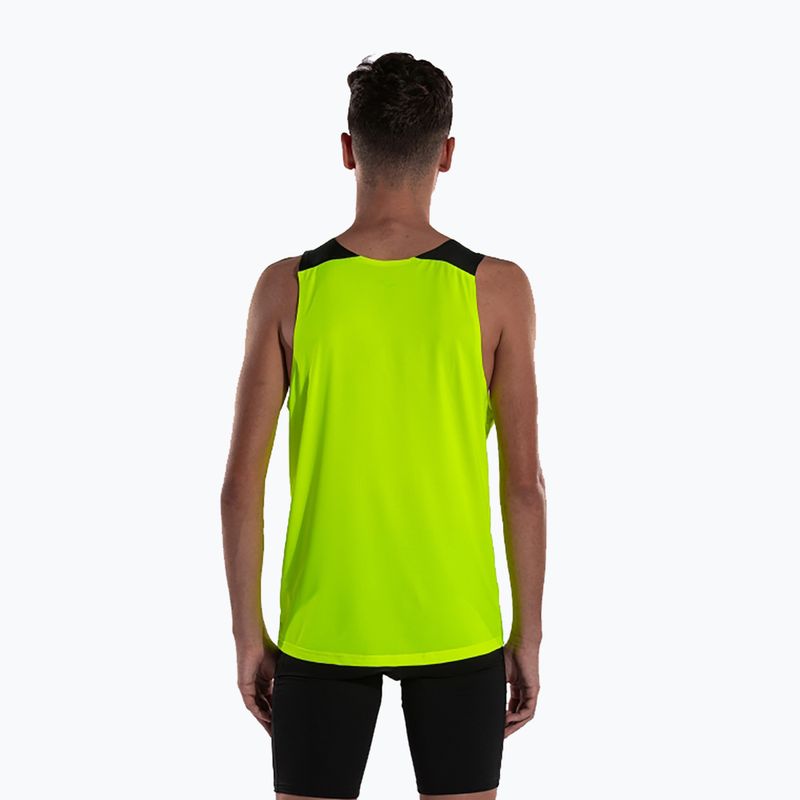 Koszulka do biegania męska Joma Elite X SL fluor yellow/black 4