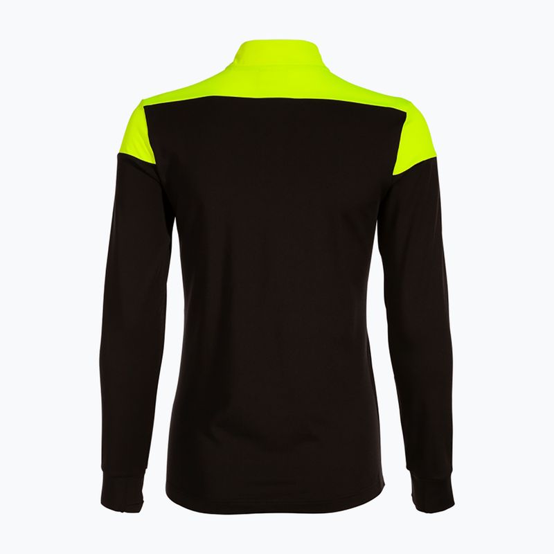 Bluza do biegania damska Joma Elite X black/fluor yellow 7