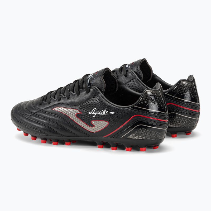 Buty piłkarskie męskie Joma Aguila AG black/red 3