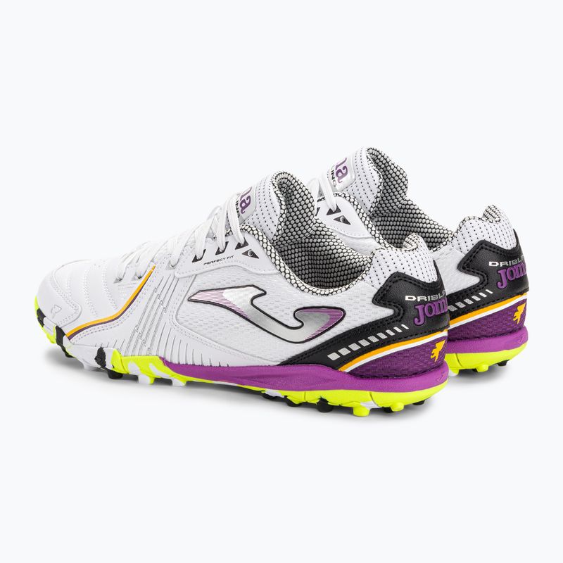 Buty piłkarskie męskie Joma Dribling TF white/black 4