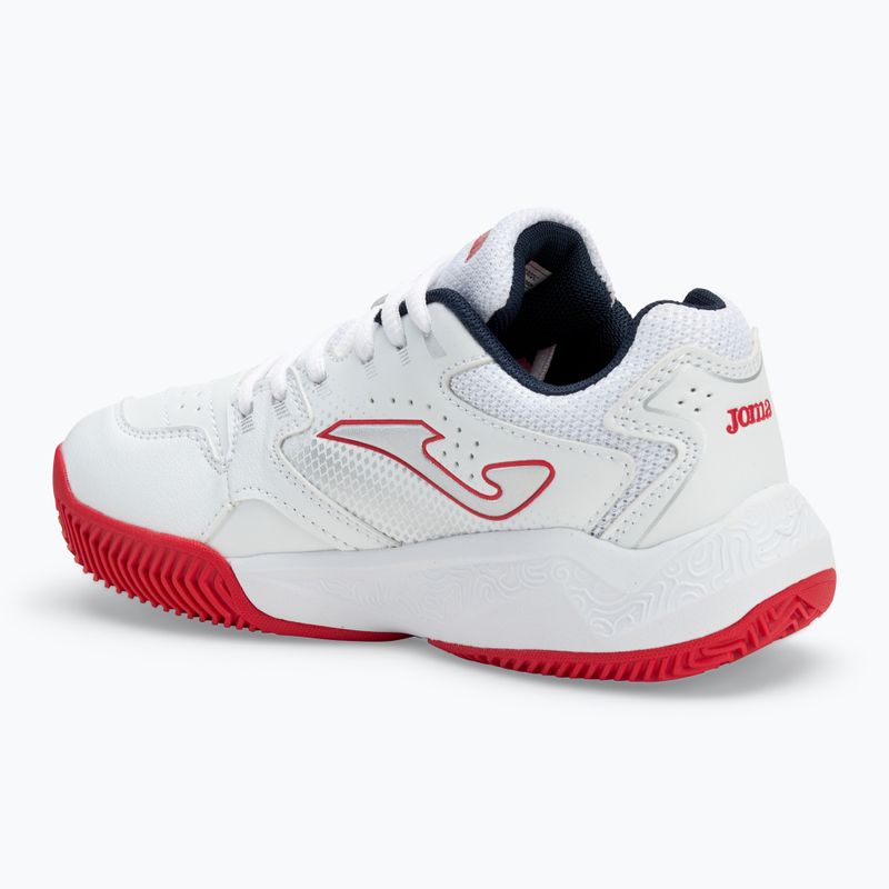 Buty do tenisa dziecięce Joma Master 1000 JR C white/ red 3
