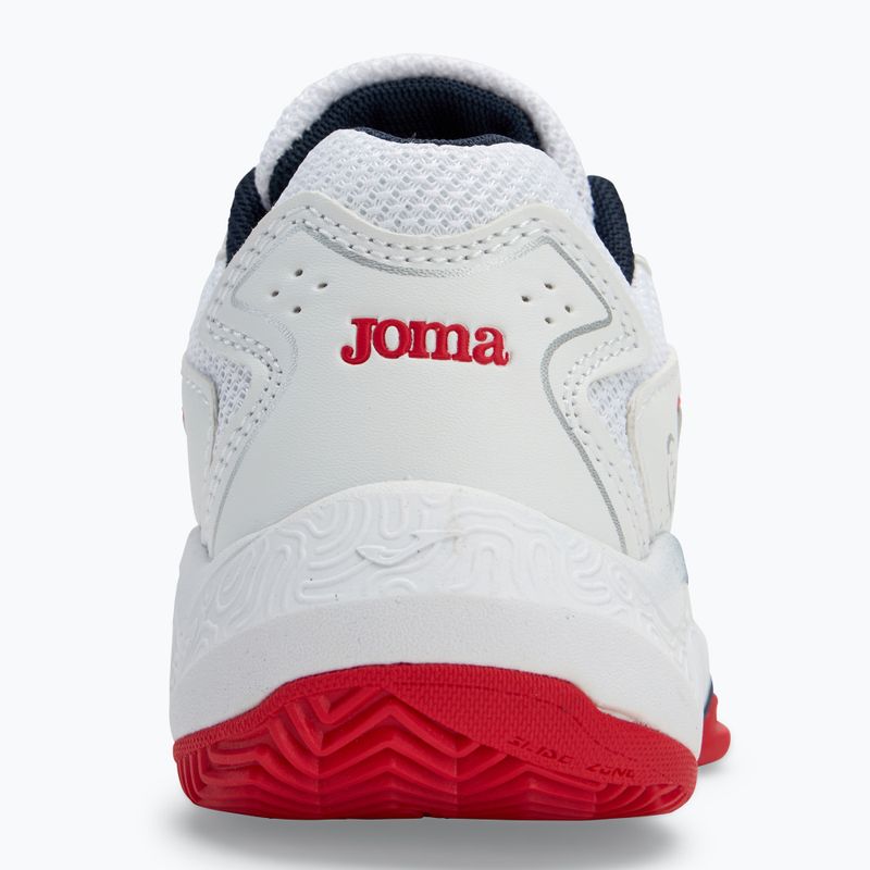 Buty do tenisa dziecięce Joma Master 1000 JR C white/ red 6
