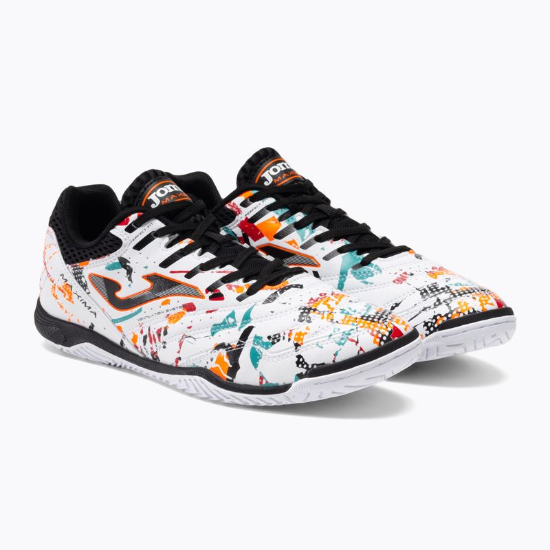 Buty piłkarskie męskie Joma Maxima IN white/orange/red 5