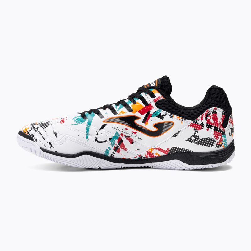 Buty piłkarskie męskie Joma Maxima IN white/orange/red 3
