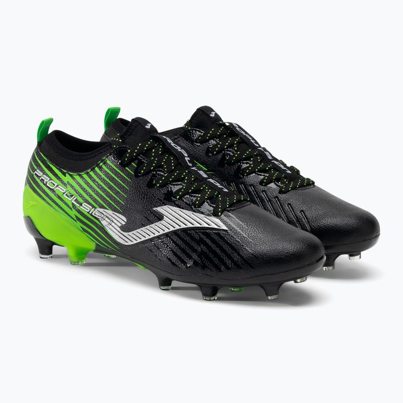 Buty piłkarskie męskie Joma Propulsion Cup FG black/green fluor 4