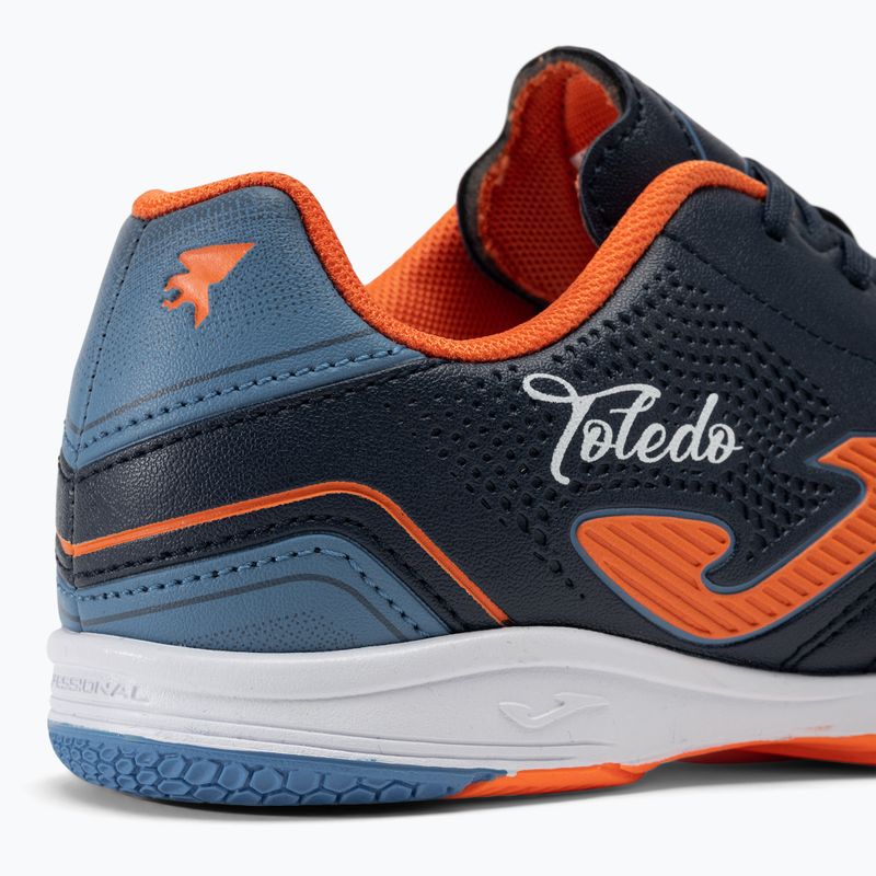 Buty piłkarskie dziecięce Joma Toledo Jr IN navy/orange 9