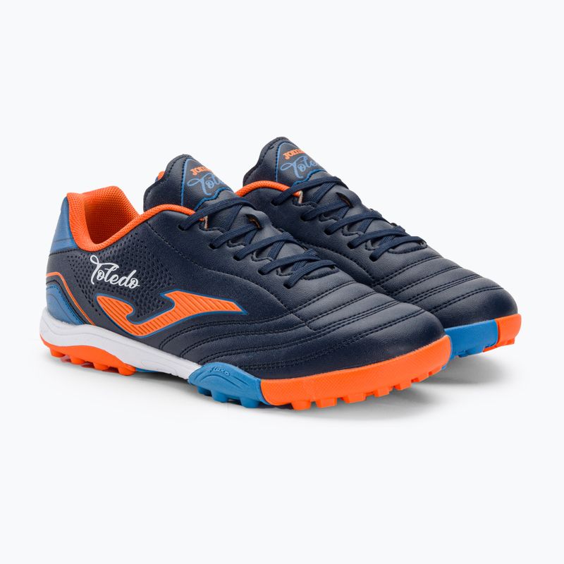 Buty piłkarskie dziecięce Joma Toledo Jr TF navy/orange 4