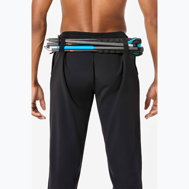 Spodnie do biegania męskie NNormal Active Warm svart/black 3