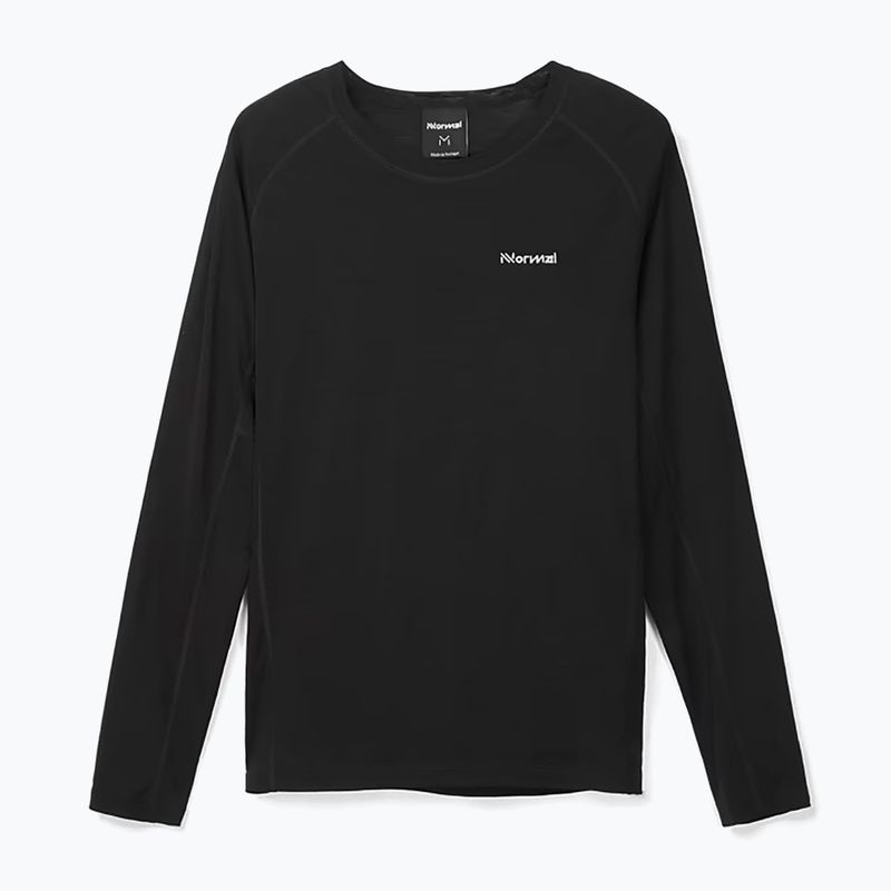 Longsleeve do biegania damski NNormal Merino black 4