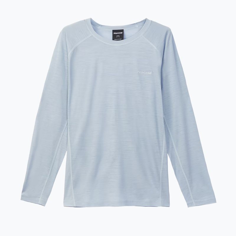 Longsleeve do biegania damski NNormal Merino blue 5