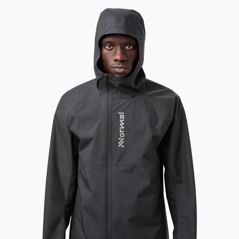 Kurtka do biegania męska NNormal Trail Rain black 5