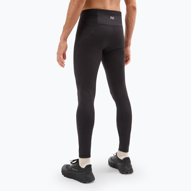 Legginsy do biegania męskie NNormal Active black 3