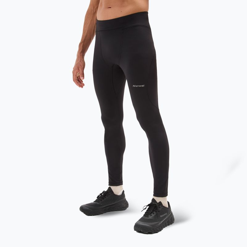 Legginsy do biegania męskie NNormal Active black 4