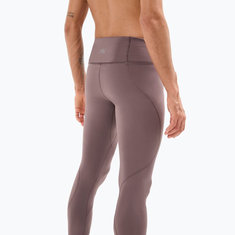 Legginsy do biegania męskie NNormal Active purple 4