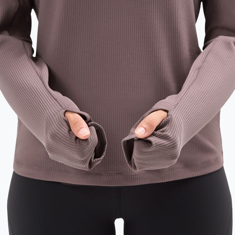 Longsleeve do biegania damski NNormal Trail purple 5