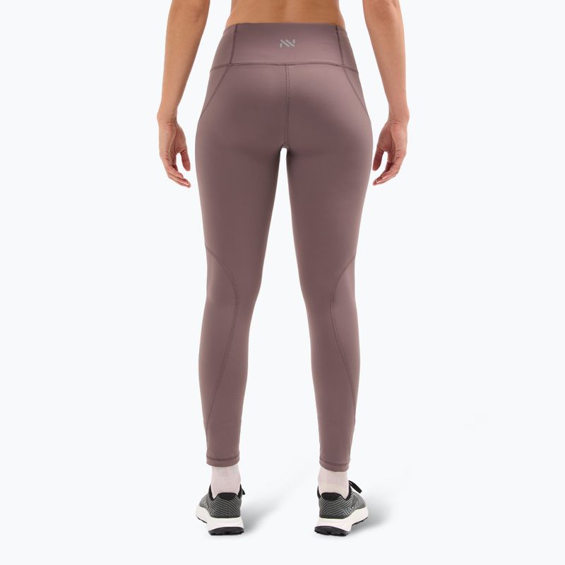 Legginsy do biegania damskie NNormal Active purple 2