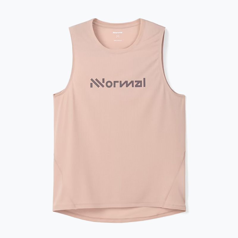 Koszulka do biegania męska NNormal Race Tank dusty pink 3