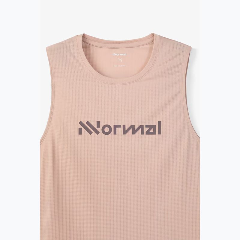 Koszulka do biegania męska NNormal Race Tank dusty pink 4