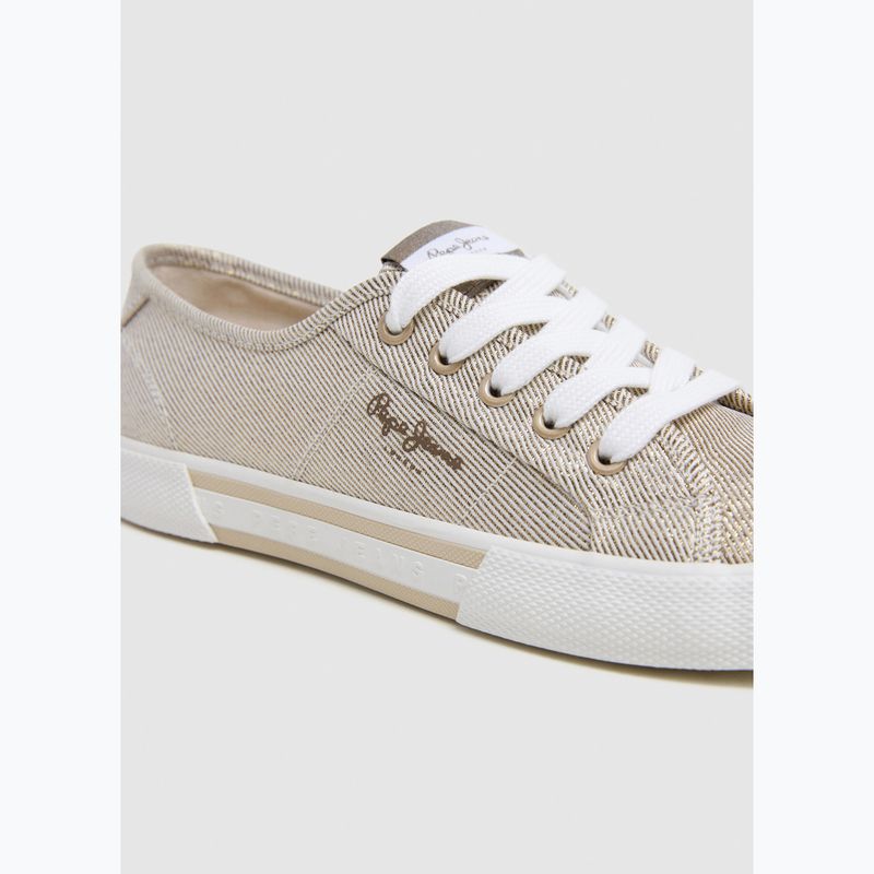 Buty damskie Pepe Jeans Brady Party gold 11