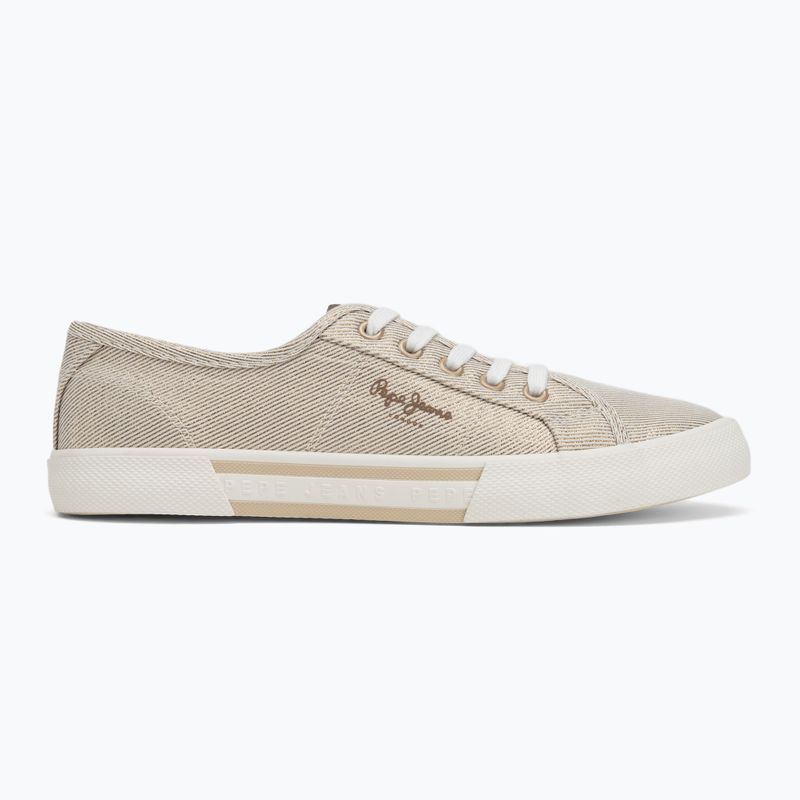 Buty damskie Pepe Jeans Brady Party gold 2