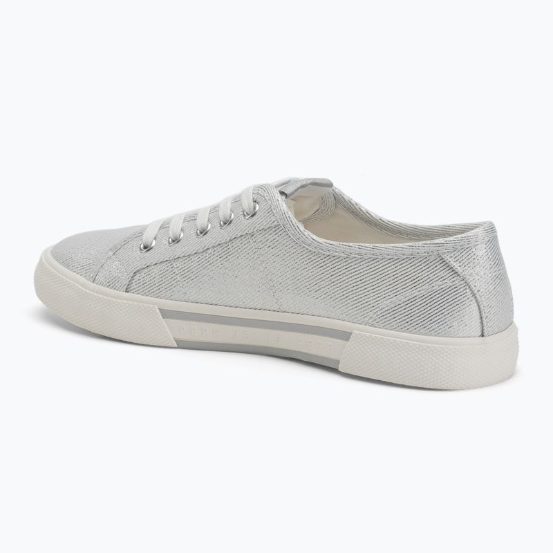 Buty damskie Pepe Jeans Brady Party silver 3