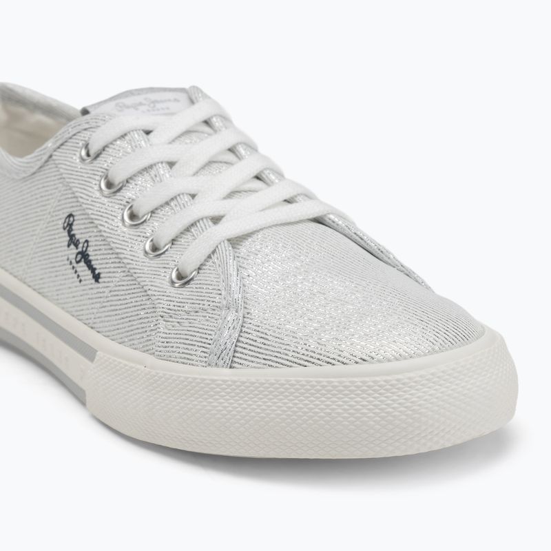 Buty damskie Pepe Jeans Brady Party silver 5