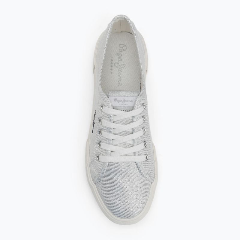 Buty damskie Pepe Jeans Brady Party silver 6