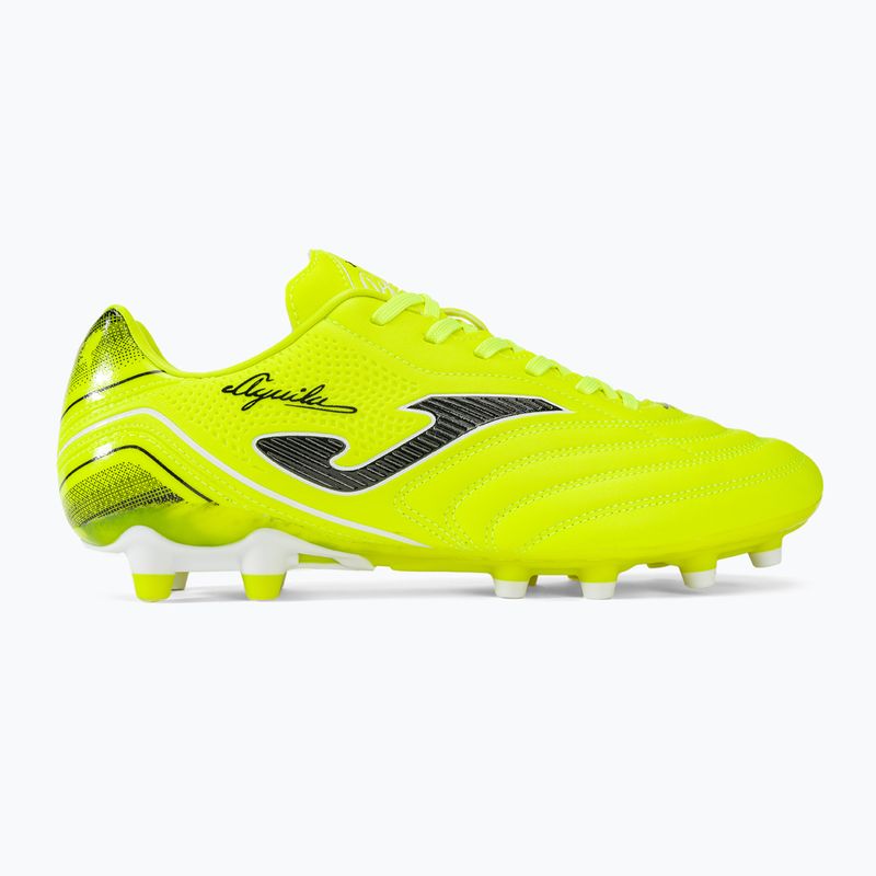 Buty piłkarskie męskie Joma Aguila FG lemon fluor 2