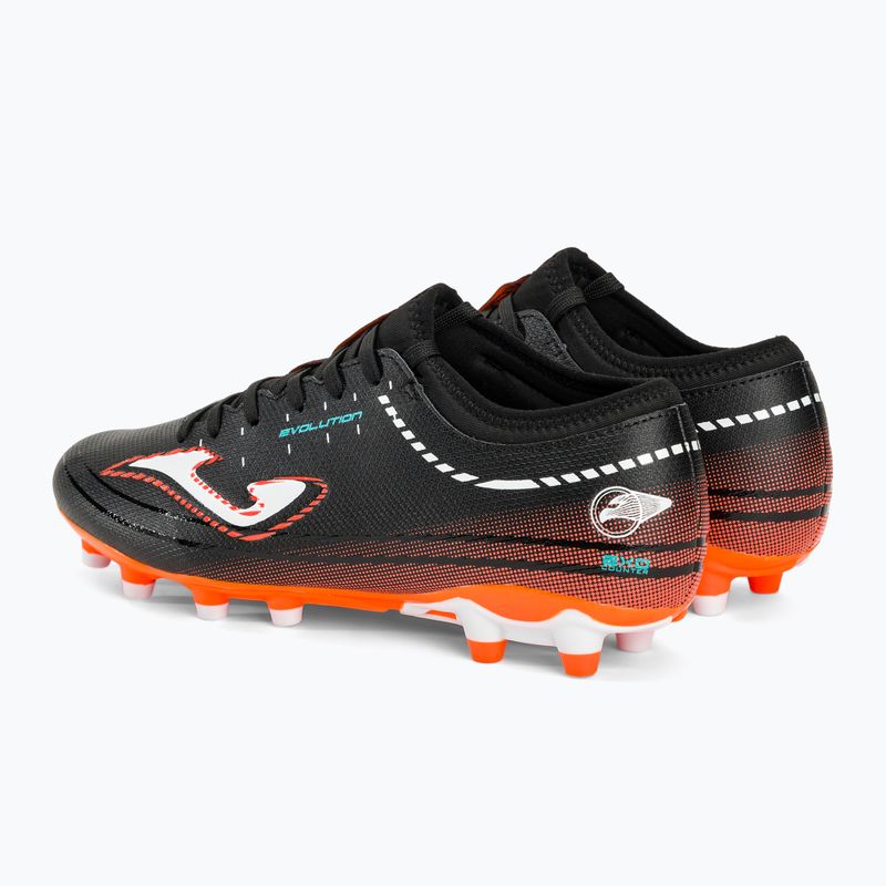 Buty piłkarskie męskie Joma Evolution FG black/orange 3