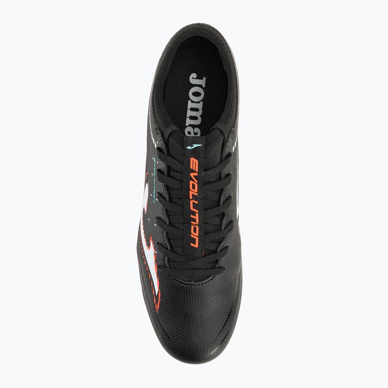 Buty piłkarskie męskie Joma Evolution FG black/orange 6