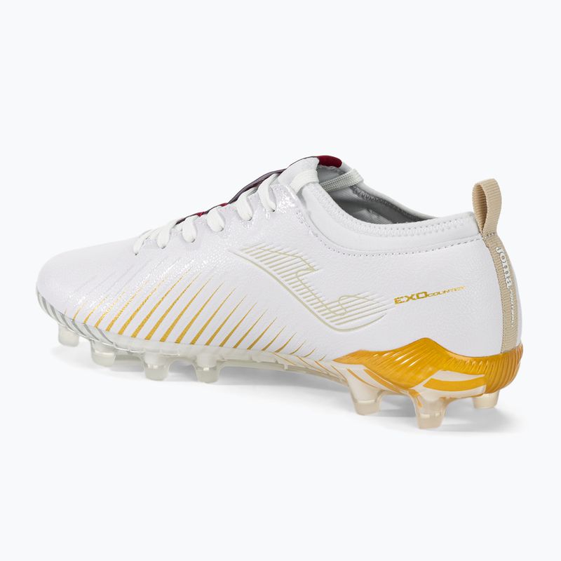 Buty piłkarskie męskie Joma Propulsion Cup FG white/gold 3